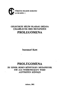 Immanuel Kant — Prolegomena