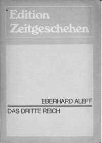 Eberhard Aleff — Das Dritte Reich