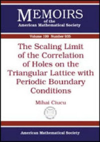 Mihai Ciucu — The scaling limit of the correlation of holes on the triangular lattice with periodic boundary conditions