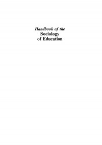 Maureen T. Hallinan (auth.), Maureen T. Hallinan (eds.) — Handbook of the Sociology of Education