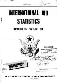  — International aid statistics World war II