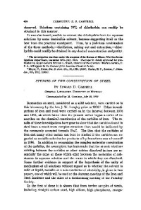 Campbell E. D. — Studies of the Constitution of Steel