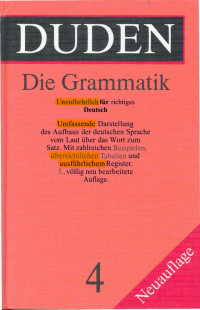 Duden — Duden · Die Grammatik