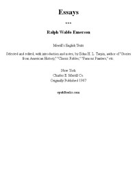 Emerson, Ralph Waldo — Essays