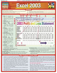 BarCharts, Inc. — Excel 2003: Quick Reference Software Guide