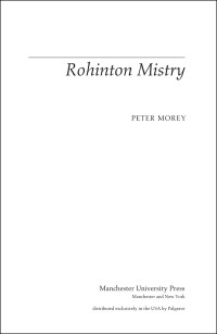 Peter Morey — Rohinton Mistry