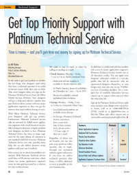 Xilinx, INc. — Get Top Priority Support with Platinum Technical Service