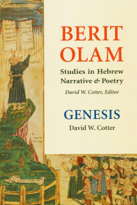 David W. Cotter, OSB — Berit Olam: Genesis