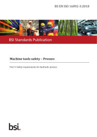 The British Standards Institution — BS EN ISO 16092-3:2018
