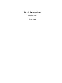 Feral Faun — Feral Revolution