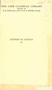 Winstedt — Cicero XXIII Letters to Atticus I