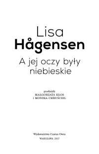 Lisa Hågensen — A jej oczy były niebieskie