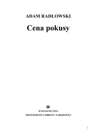 Cena pokusy — Radłowski Adam