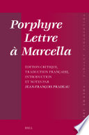 Jean-François Pradeau — Porphyre – Lettre à Marcella