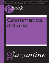 Unknown — Grammatica italiana