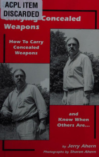 Jerry Ahern — CCW, Carrying Concealed Weapons