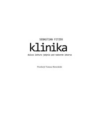 Fitzek Sebastian — Klinika