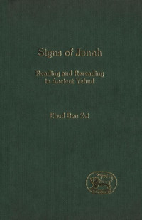 Ehud Ben Zvi — Signs of Jonah