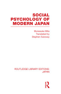 Munesuke Mita; — Social Psychology of Modern Japan