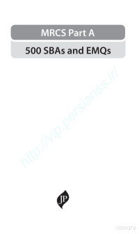 Various authors — MRCS Part A—500 SBAs and EMQs (2013)