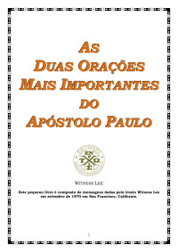 Osterne Fausto — As Duas Orações Mais Importantes do Apóstolo Paulo