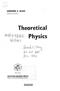 Gerhard A. Blass — THEORETICAL PHYSICS