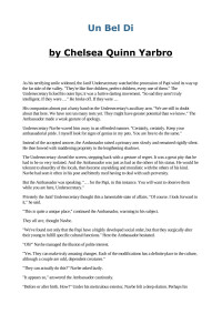 Desconocido — Chelsea Quinn Yarbro Un Bel Di