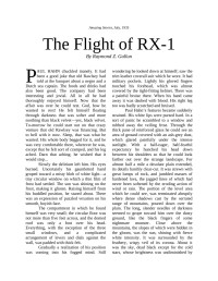 Monte Herridge — The Flight of RX-1 By Raymond Z