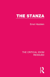 HÃ¤ublein, Ernst; — The Stanza