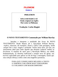 Carlos Biagini — FILEMOM (William Barclay)