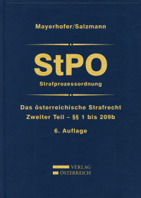 Christoph Mayerhofer;Harald Salzmann; — 001-670, Strafrecht.indd