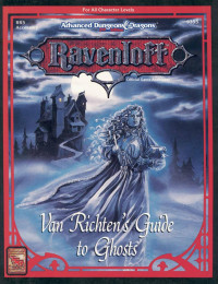 William W. Connors — Ravenloft: Van Richten's Guide to Ghosts (2e TSR#9355)
