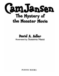 David A. Adler — The Mystery of the Monster Movie