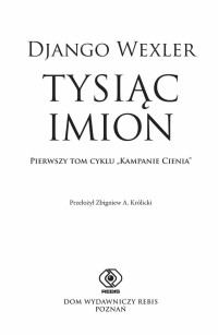 Django Wexler — Tysiąc imion