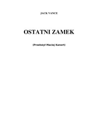 Ostatni zamek — Vance Jack