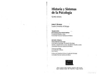 James F. Brennan — Historia y Sistemas de la Psicología