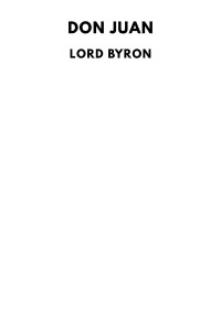 Lord Byron — Don Juan