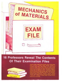 Donald G. Newman — Mechanics of Materials Exam File
