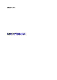 Jane Austen — Duma i uprzedzenie