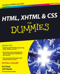 Tittel, Ed — HTML, XHTML & CSS For Dummies, 7th Edition