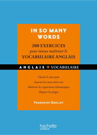 Françoise Grellet — In so many words (HU Vocabulaire)