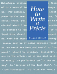 Pamela Russell — How to Write a Précis