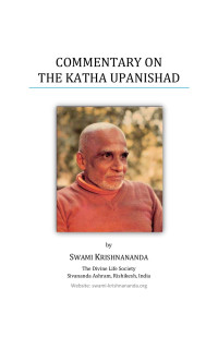 Swami Krishnananda — Commentary on the Katha Upanishad