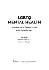 Nakamura, Nadine;Logie, Carmen H.; — LGBTQ Mental Health