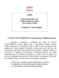 Carlos Biagini — JOÃO (William Barclay)