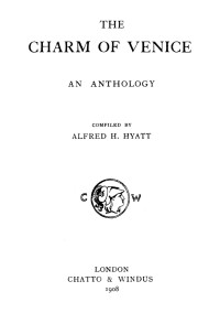 Alfred E. Hyatt — The charm of Venice