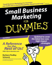 Barbara Findlay Schenck — Small Business Marketing For Dummies, Second Edition