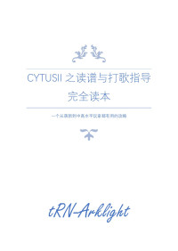 tRN-Arklight — CytusII之读谱与打歌指导完全读本