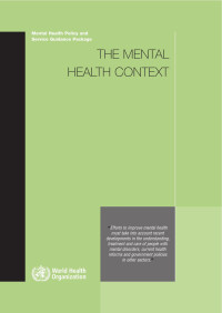 WHO — The Mental Health Context (2003)