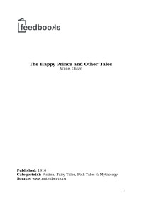 Wilde, Oscar — The Happy Prince and Other Tales